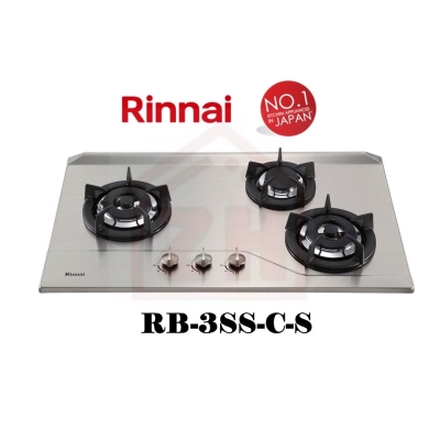 RINNAI 3 Burner Gas cooker Hob RB-3SS-C-S