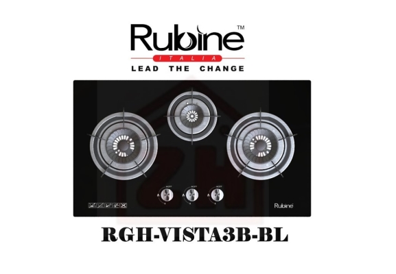 RUBINE 3 Burner Gas Cooker Hob RGH-VISTA3B
