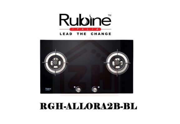 RUBINE 2 Burner Gas Cooker Hob RGH-ALLORA2B