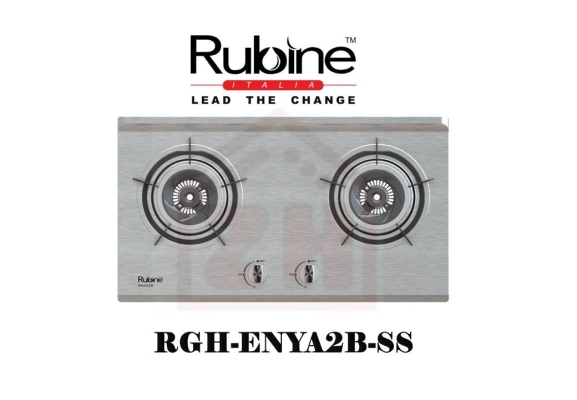 RUBINE 2 Burner Gas Cooker Hob RGH-ENYA2B