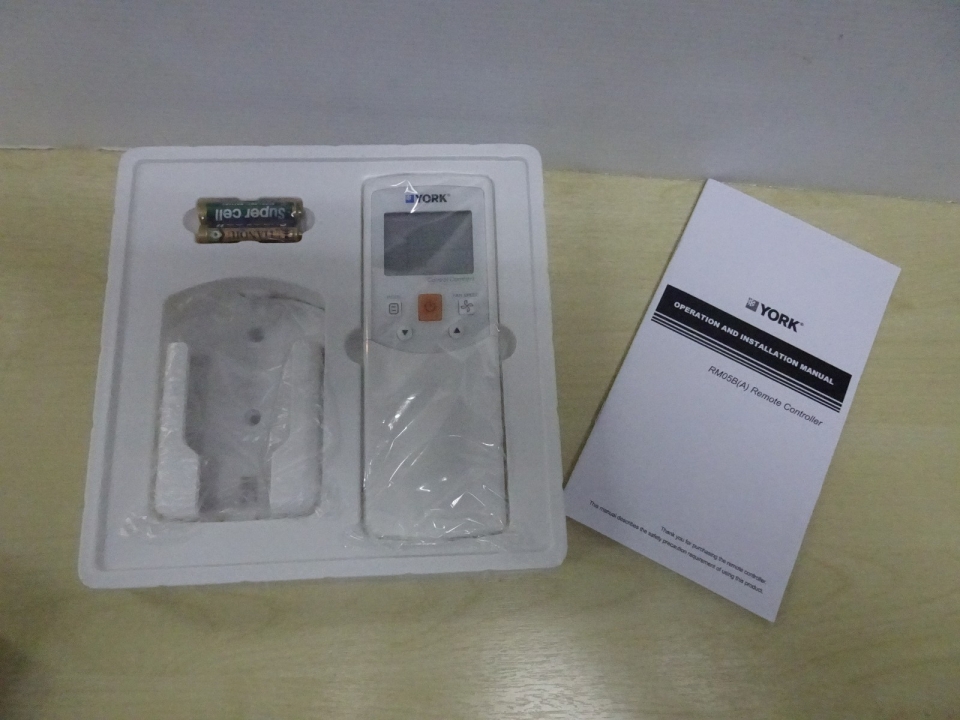YORK (JCI-MAL) REMOTE CONTROL RC05 (P/N:17117000A07384) (HHH15P15-M)