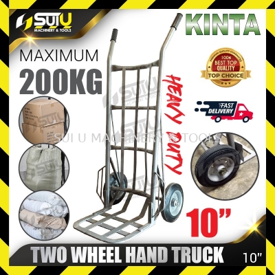 KINTA 10" Heavy Duty Two Wheel Hand Truck