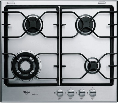 4 Burner Gas Hob in Stainless Steel with iXelium AKT 680 IXL