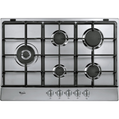 5 Burner Gas Hob in Stainless Steel AKR 318 IX