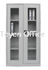 FULL HEIGHT CUPBOARD WITH GLASS SWINGING DOOR C/W 3 ADJUSTABLE SHELVES FULL HEIGHT CABINET STEEL FURNITURE