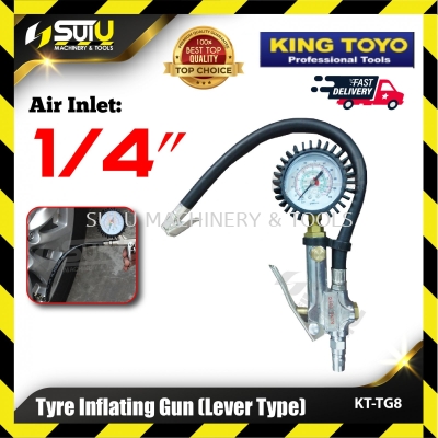 King Toyo KT-TG8 / TG8 Tire Inflating Gun Max. Pressure < 220Psi