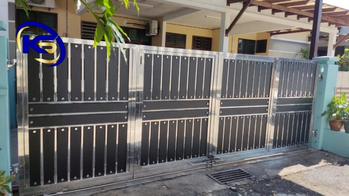 Folding Gate Lorong Shahbandar 24, Bertam Perdana 3, Kepala Batas.