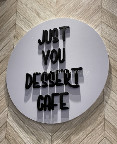 Just You Cafe - 3D Pvc Foam Board 