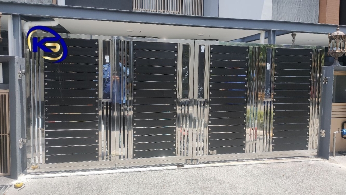 Folding Gate Jalan Prima 1/15, Taman Puchong Prima.