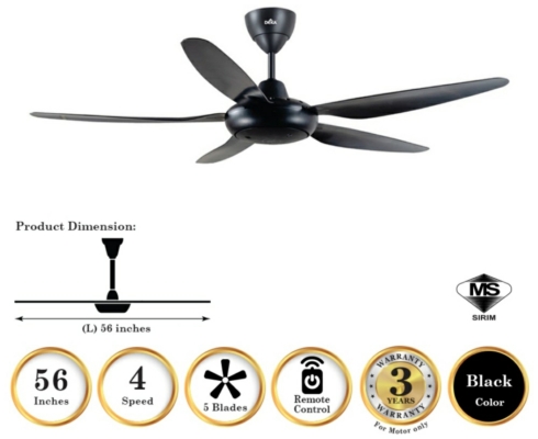 DEKA FAN 5Blades+4Speed+R.Control