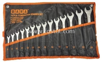 8-24MM X 14 PCS BAWA COMBINATION SPANNER SET