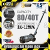 X5 / XFIVE HJ80T165S2 80/40T Hydraulic Air Floor Jack Jack & Lifting Car Workshop Equipment