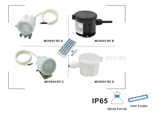 Microwave Motion Sensor -MC054V RC