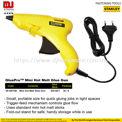 STANLEY FASTENING TOOLS GLUEPRO MINI HOT MELT GLUE GUN 69GR10B (CL)