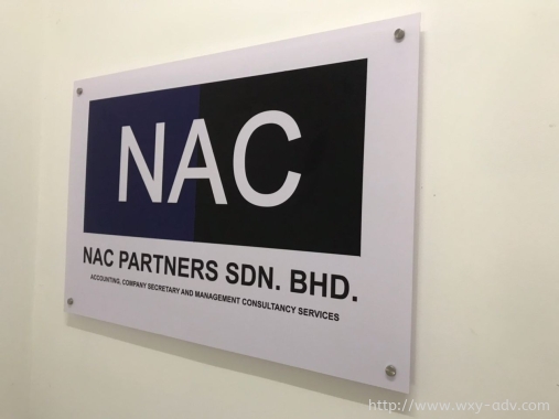 NAC PARTNERS SDN. BHD. Acrylic Signage