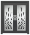 019S 6FT LASER CUT (E6 / D6 / DD6) Security Door