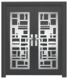 008S 6FT LASER CUT (E6 / D6 / DD6) Security Door