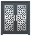 085S 6FT LASER CUT (E6 / D6 / DD6) Security Door