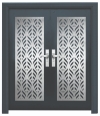 062S 6FT LASER CUT (E6 / D6 / DD6) Security Door