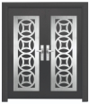 014S 6FT LASER CUT (E6 / D6 / DD6) Security Door