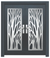 081S 6FT LASER CUT (E6 / D6 / DD6) Security Door
