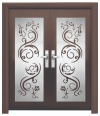 029S 6FT LASER CUT (E6 / D6 / DD6) Security Door