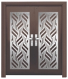 033S 6FT LASER CUT (E6 / D6 / DD6) Security Door