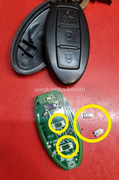 repair nissan car remote control