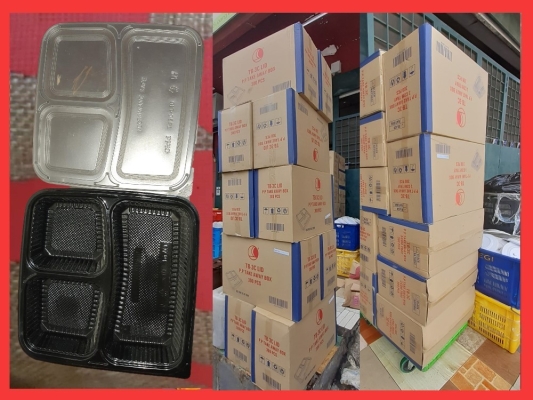 Teka 3 Compartment with lids (300pcs)x2