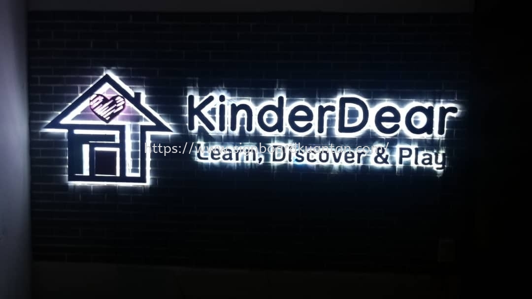 KINDERDEAR INDOOR 3D LED BACKLIT SIGNAGE