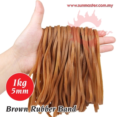 Brown 5mm Rubber Band