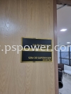 Customized Door Signage Designation Signage DOOR SIGN SIGNAGE