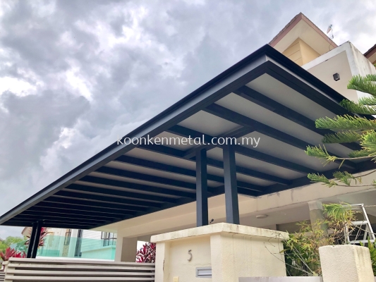 4mm Aluminium Composite Panel with C Channel Facade