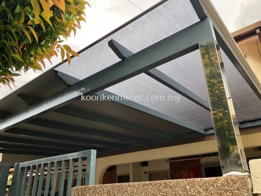 ACP with Polycarbonate Awning