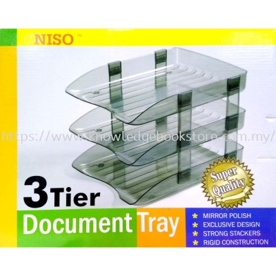 NISO DOCUMENT TRAY 3 TIER NO.8230