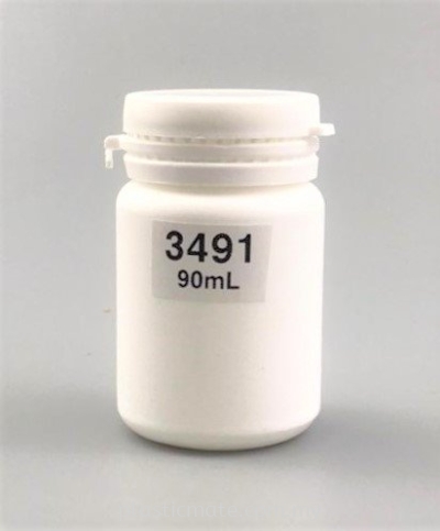 90ml Pharmaceutical Capsule & Tablet Bottle  : 3491