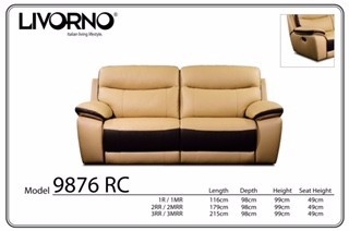 9876RC RC Series Sofa Sofa Furniture Choose Sample / Pattern Chart