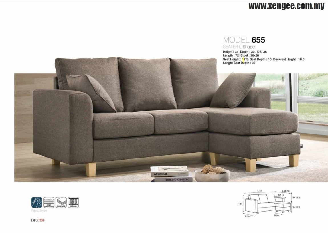 XENG EE - L Shape Sofa      L Shape Sofa Sofa Furniture Choose Sample / Pattern Chart