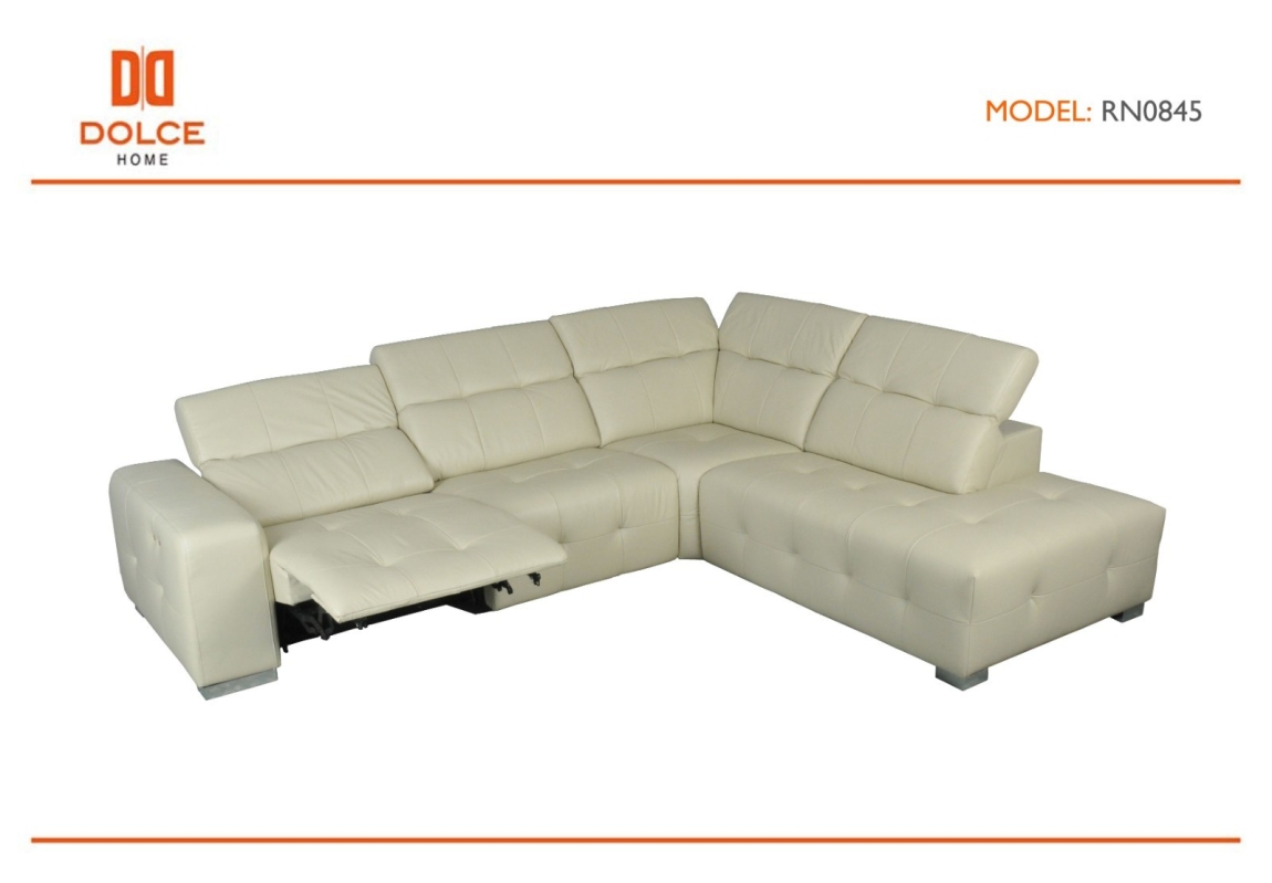 RN 0845 L-Shape Recliner Sofa  Sofa Furniture Choose Sample / Pattern Chart
