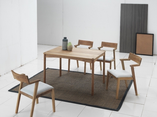 Wood Dining Set 1+6  