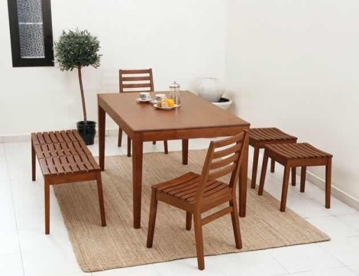 Nyatoh Wood Dining Set