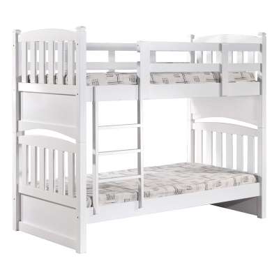 Double Decker wooden bed Bedframe  bunk bed Solid Wood - 7214