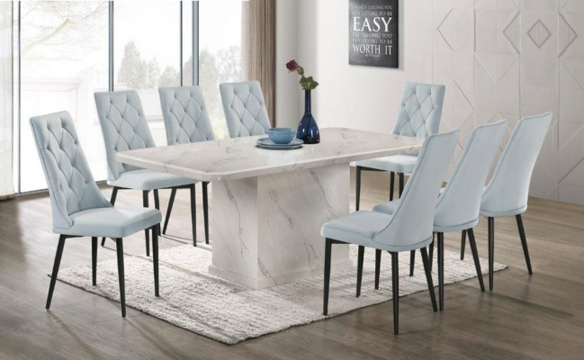 Marble Dining Set with Chairs (127)