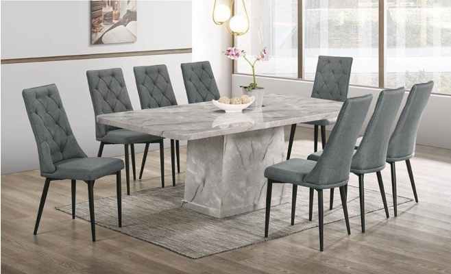 Marble Dining Set with Chairs (97)