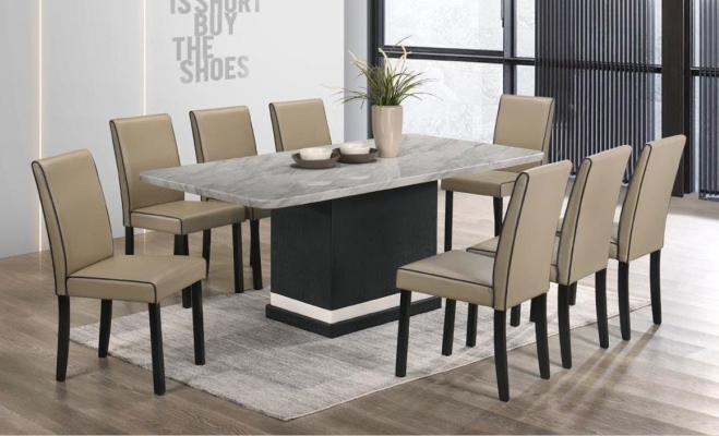 Marble Dining Set with Chairs (157)