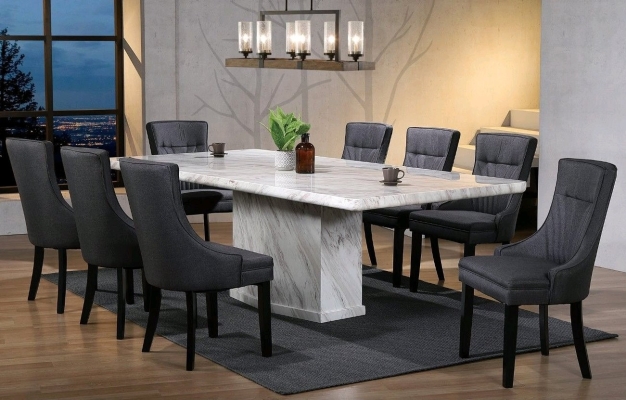 Marble Dining Set with Chairs (70)