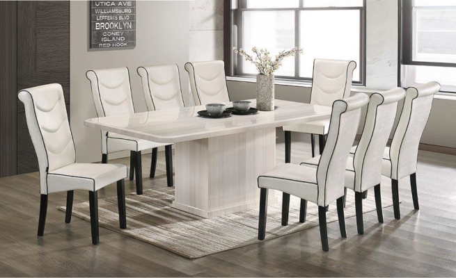 Marble Dining Set with Chairs (92)