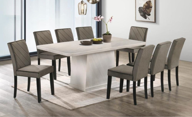 Marble Dining Set with Chairs (119)
