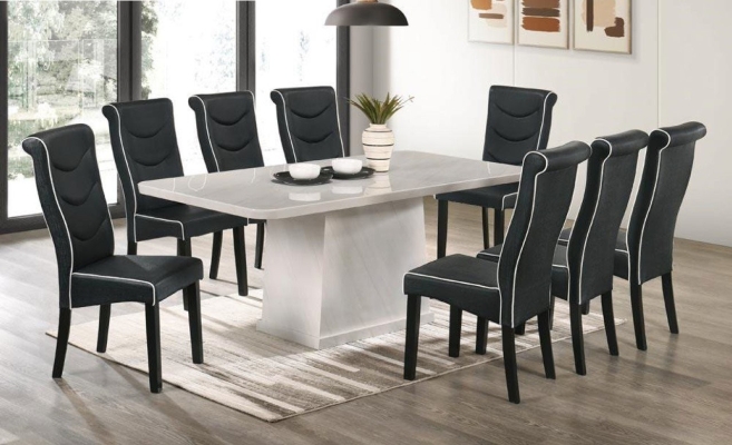 Marble Dining Set with Chairs (116)