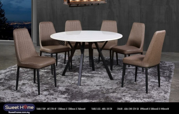 Ceramic Table Dining Set Table with Chairs - 003